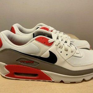 Nike Air Max 90 July 4th USA DB0625-101 Red Blue Cement Grey White With Box